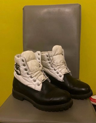 Timberland 6 Inch Boot Nero/Bianco