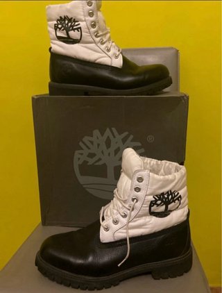 Timberland 6 Inch Boot Nero/Bianco