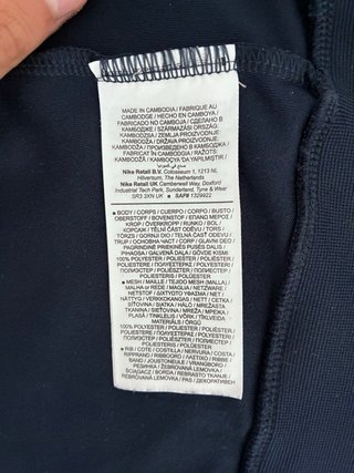 Chaqueta deportiva Nike azul