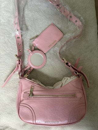 Borsa Steve Madden rosa nuova con cartellino