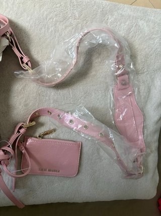 Borsa Steve Madden rosa nuova con cartellino