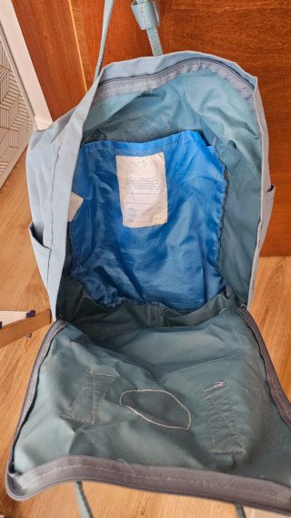 Mochila tipo Fjallraven Kanken Azul