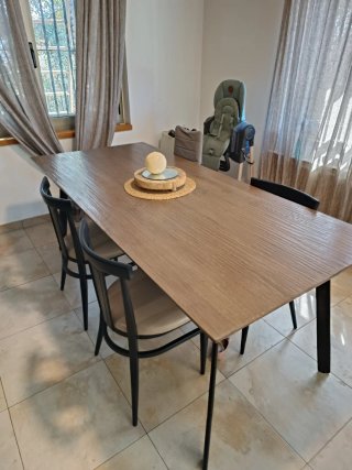 Mesa Comedor Industrial Resina y Metal 2m.