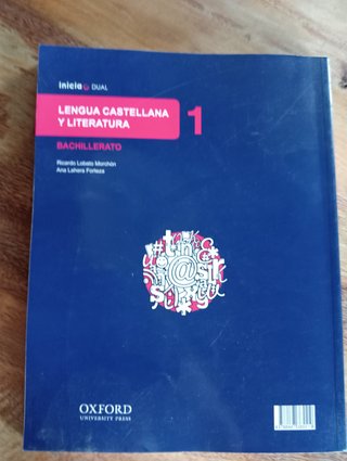 Lengua castellana y literatura Bachillerato