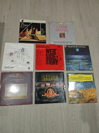 Pack 8 Vinilos Clásica, Musicales y Bandas Sonoras