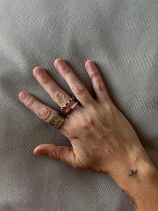 Pack 2 anillos bolitas