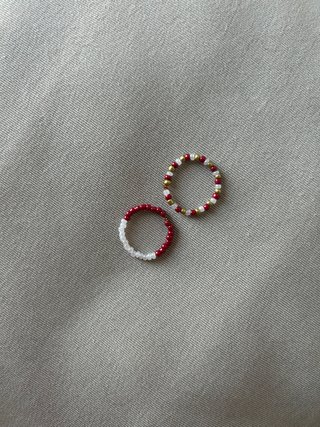 Pack 2 anillos bolitas