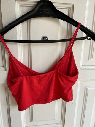 Top Bershka Rojo Talla S