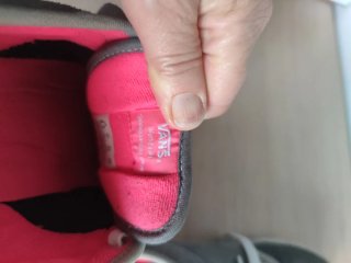 Zapatillas Vans grises y rosas