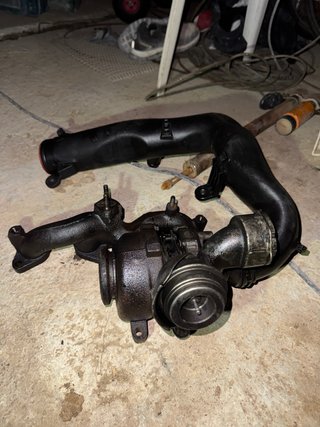 Turbo y colector escape VW Touran 2.0 TDI