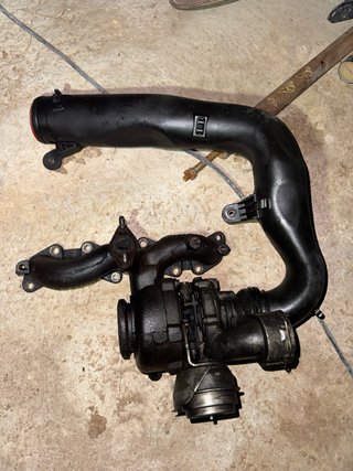 Turbo y colector escape VW Touran 2.0 TDI