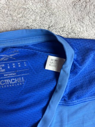 Camiseta Deportiva Reebok Azul Talla M