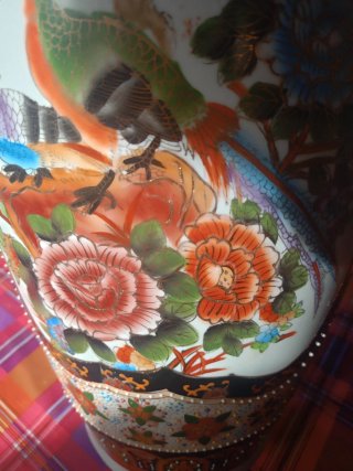 Gran Jarrón Oriental Satsuma