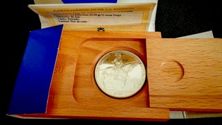 1. España 5 ECU 1989 – Carlos V – Plata .925