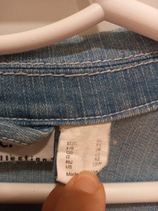 Cazadora tejana bonprix talla 52