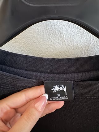 Felpa Stüssy Uomo XL Nera