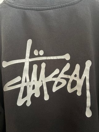 Felpa Stüssy Uomo XL Nera