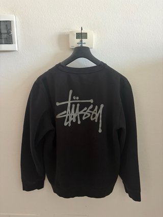 Felpa Stüssy Uomo XL Nera