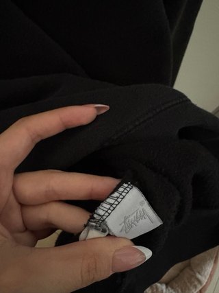Felpa Stüssy Uomo XL Nera
