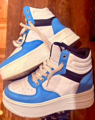 Zapatillas BG Blogger Azul y Blanco Talla 37