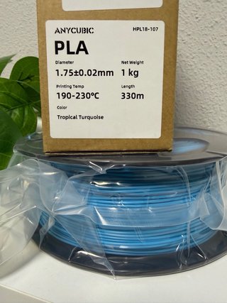 Filamento PLA Anycubic 1KG – Tropical Turquoise