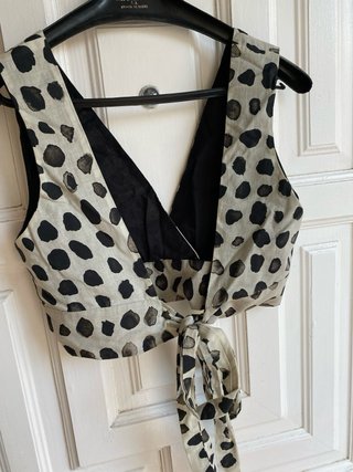 Top Moutaki estampado lunares S/M