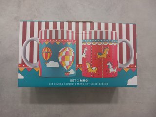 Set 2 tazze mug in ceramica Bialetti