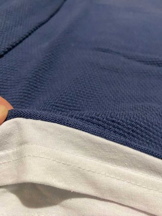 Camisola Tiffosi azul efeito duplo M