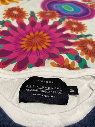 Camisola Tiffosi azul efeito duplo M
