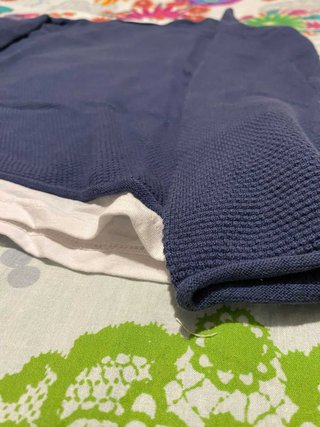 Camisola Tiffosi azul efeito duplo M