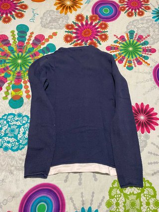 Camisola Tiffosi azul efeito duplo M