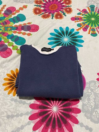 Camisola Tiffosi azul efeito duplo M