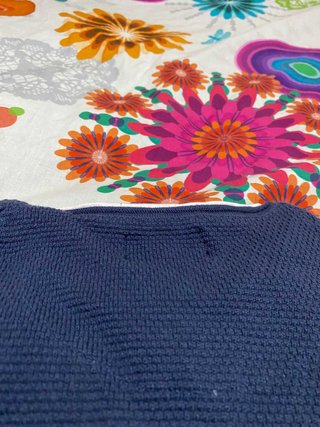 Camisola Tiffosi azul efeito duplo M