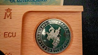 España 5 ECU 1990 – Alfonso X el Sabio – Plata 925