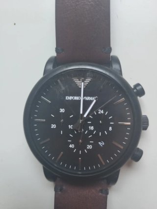 Reloj Emporio Armani Negro/Marrón