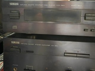 Amplificador Yamaha AX-380 Negro