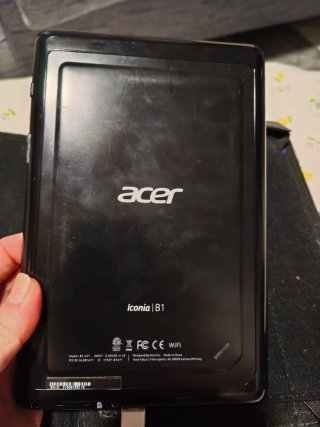 Tablet Acer 7 Negra y Azul