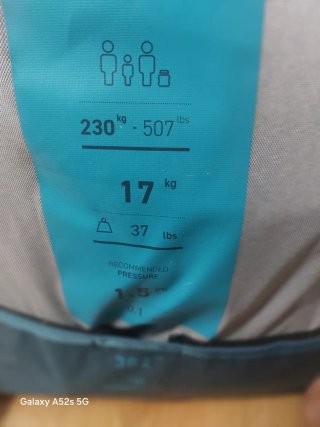 Kayak hinchable ITIWIT 3P, usado una vez,