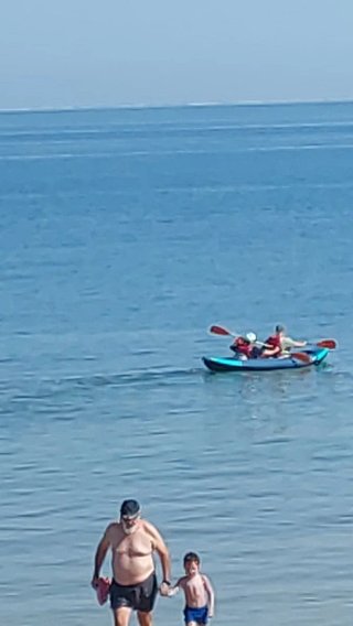 Kayak hinchable ITIWIT 3P, usado una vez,