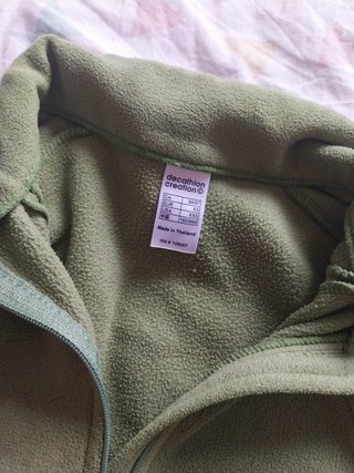 Forro polar Quechua verde talla XS