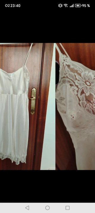 Camisón de Bodas Encaje Blanco Christian Dior