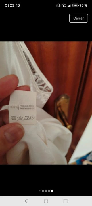 Camisón de Bodas Encaje Blanco Christian Dior