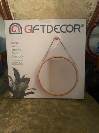 Espejo GIFTDECOR Madera y Cristal Nuevo
