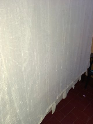 Set di 2 tende bianche