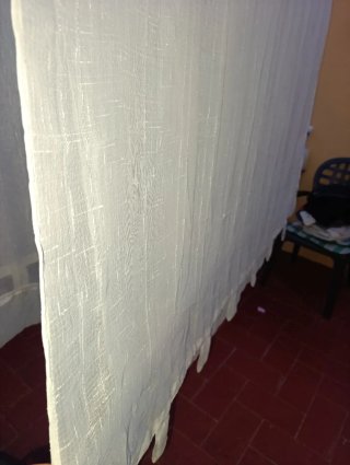 Set di 2 tende bianche