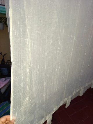 Set di 2 tende bianche