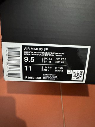 Nike Air Max 90 SP Terrascape Shadow Brown T43