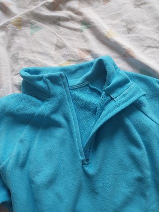 Forro polar Quechua azul turquesa talla S
