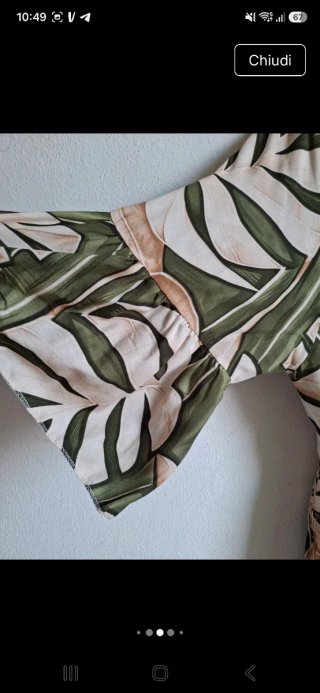 Vestito lungo fantasia floreale