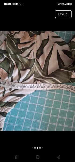 Vestito lungo fantasia floreale